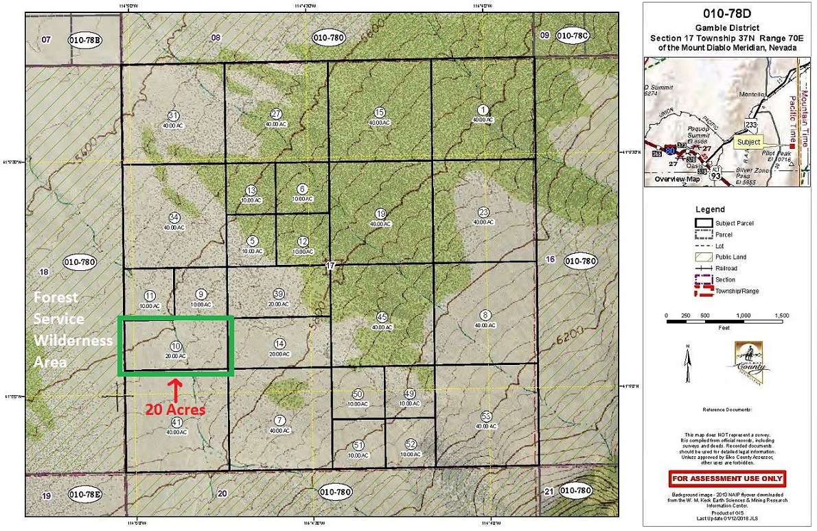 .20AC Pilot Forest Foothills montello-nevada-land-for-sale